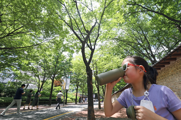'비온뒤 무더위' 청주·영동·옥천 폭염주의보 발효