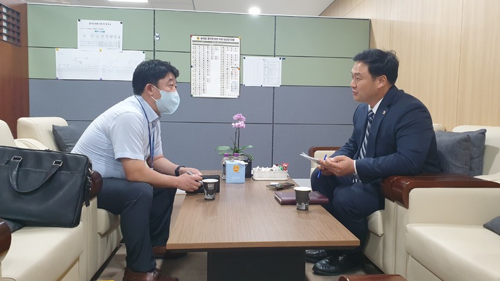 고준호 경기도의원, 지하철 3호선 파주 연장 사업 현안보고. (사진=경기도의회 제공) *재판매 및 DB 금지