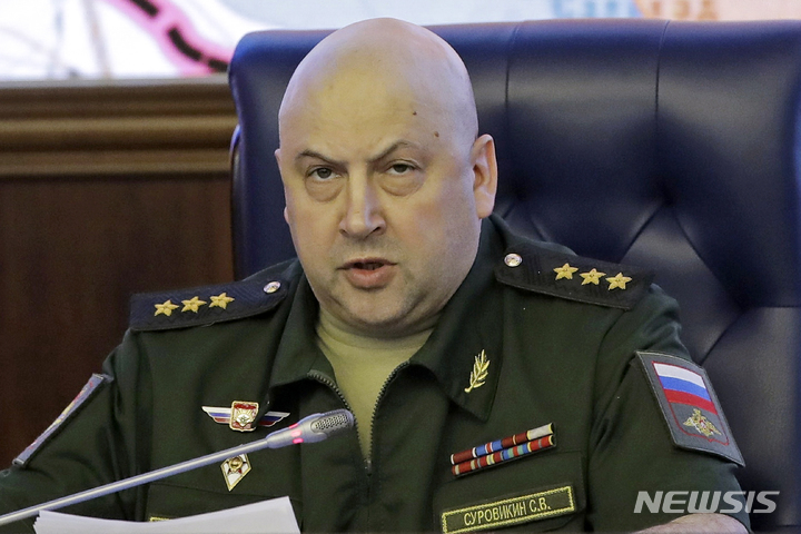 [모스크바=AP/뉴시스] 우크라이나에 대한 러시아의 이른바 '특별군사작전'에서 총사령관을 지낸 세르게이 수로비킨 항공우주군 총사령관.