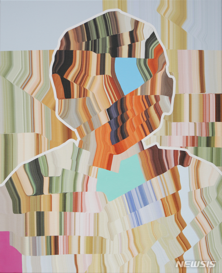 [서울=뉴시스]Ryosuke Misawa, Just for you, Mixed media on canvas, 80.5 x 65.5 cm, 2022