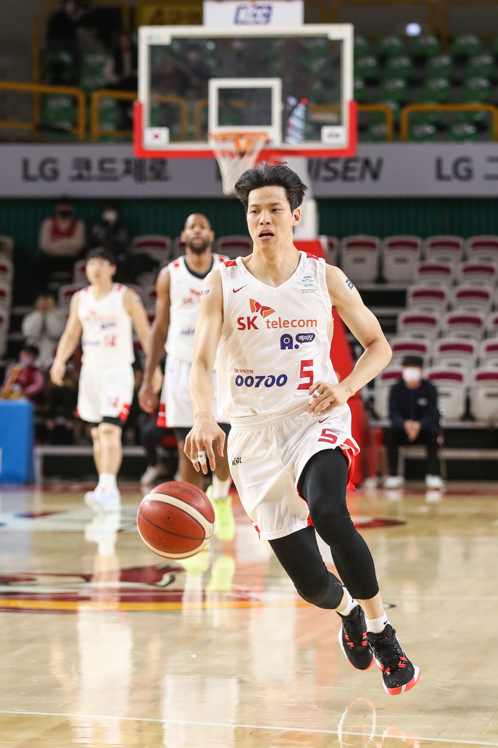 [서울=뉴시스] 프로농구 서울 SK의 김선형. (사진= KBL 제공) *재판매 및 DB 금지