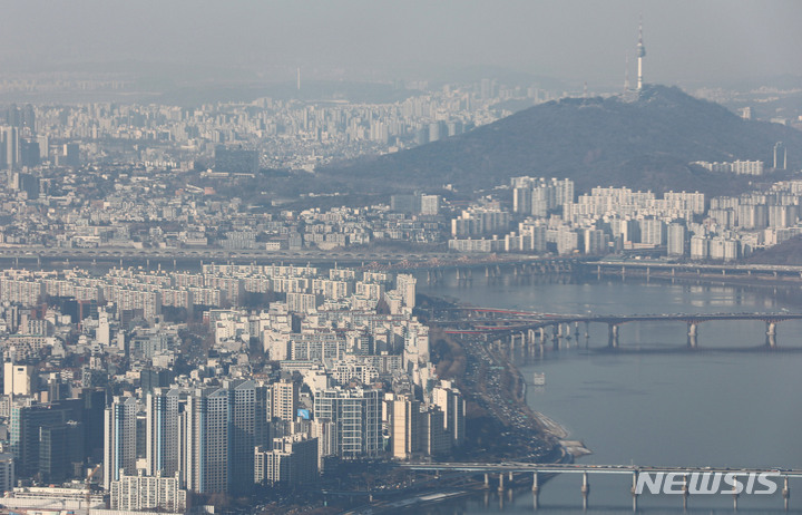 서울 강남구 일대 아파트 단지 모습. 뉴시스 자료사진.