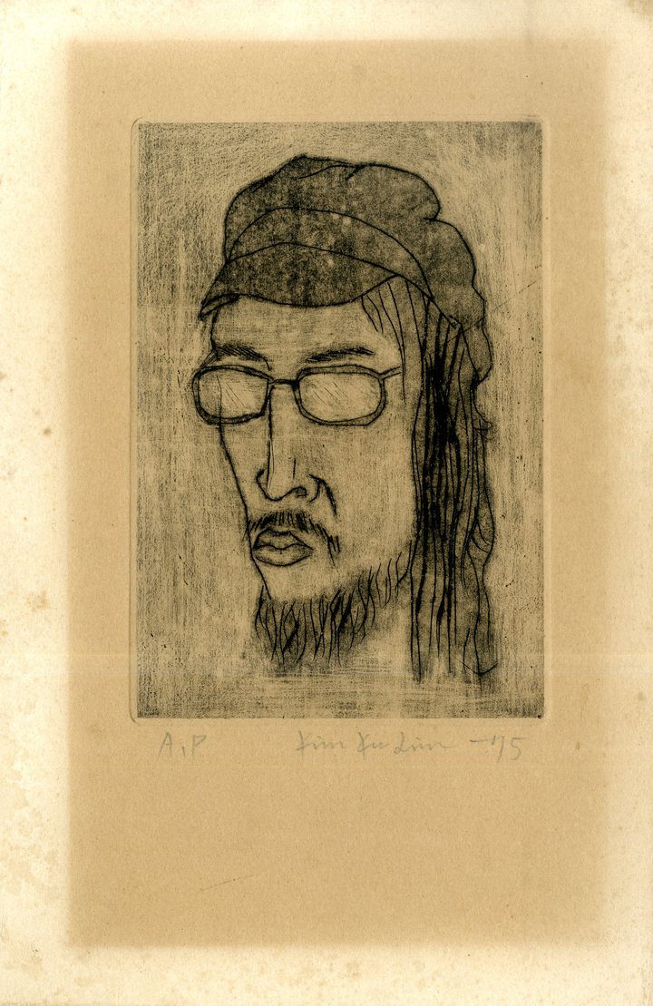 김구림_정찬승 상_1975_ 동판화 *재판매 및 DB 금지