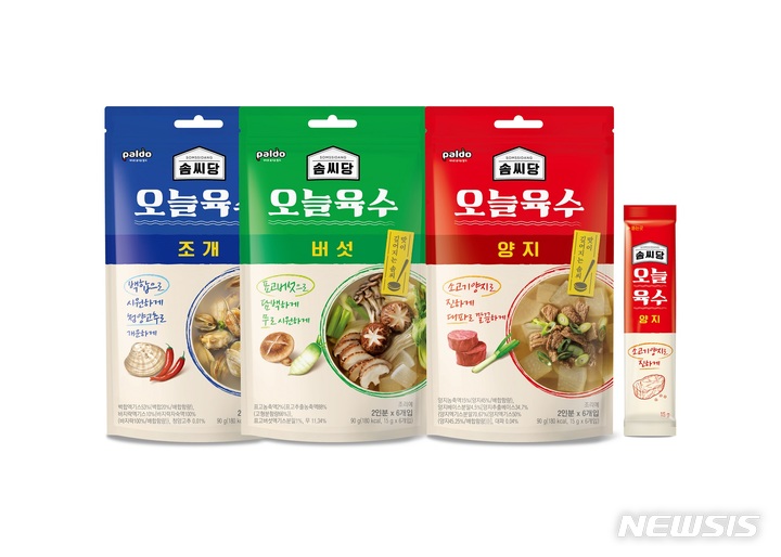 팔도, 스틱으로 편의성 더한 오늘육수 신제품 3종 출시