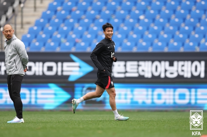 [서울=뉴시스]축구대표팀 미드필더 백승호. (사진=대한축구협회 제공)