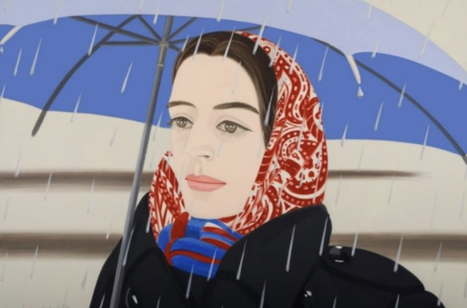조형아트서울2023에 참가하는 갤라리 가이아가 선보이는 알렉스 카츠의 '푸른 우산'. 사진=조형아트서울 제공. *재판매 및 DB 금지