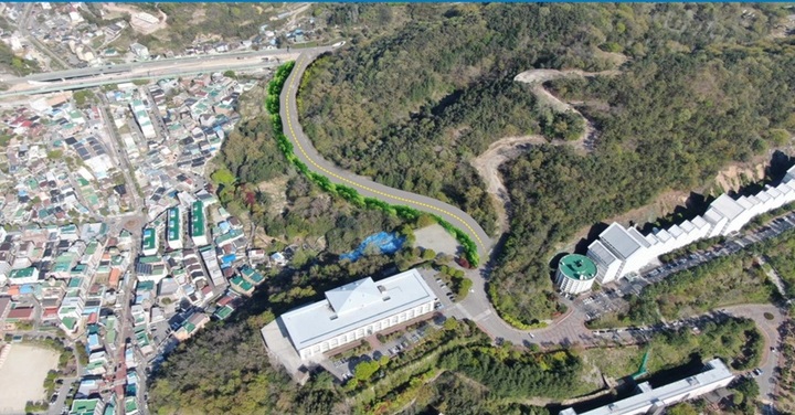 광주 동구는 오는 9일 조선대학교 사범대학 현장에서 '지산동~조선대 우회도로 개설사업' 개통식을 개최한다고 5일 밝혔다. (사진 = 광주 동구 제공) 2023.06.05. photo@newsis.com *재판매 및 DB 금지