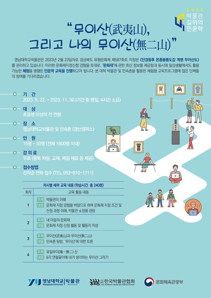영남대 박물관 '길 위의 인문학' 개설 *재판매 및 DB 금지