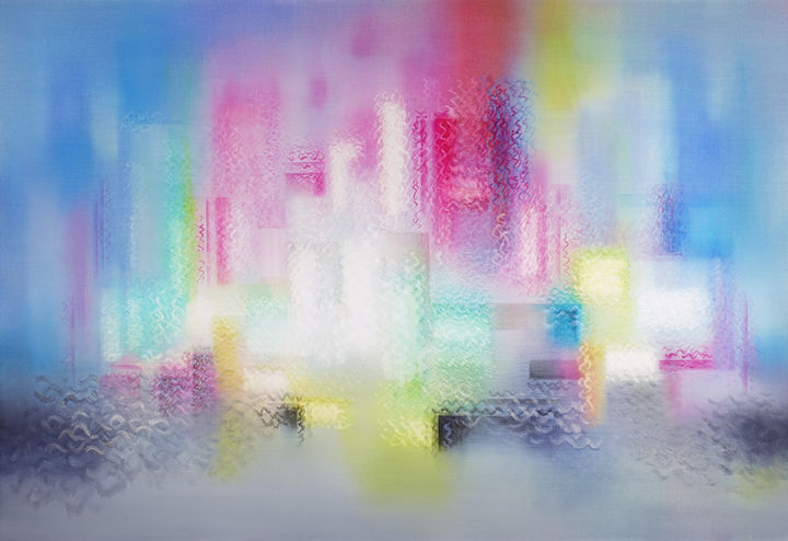 왕쉬예 WANG Shuye, 시공나체.즉(165) A Space-Time Nude Identical (165), 2023, 캔버스에 유채 Oil on canvas, 130.3x193.9cm *재판매 및 DB 금지