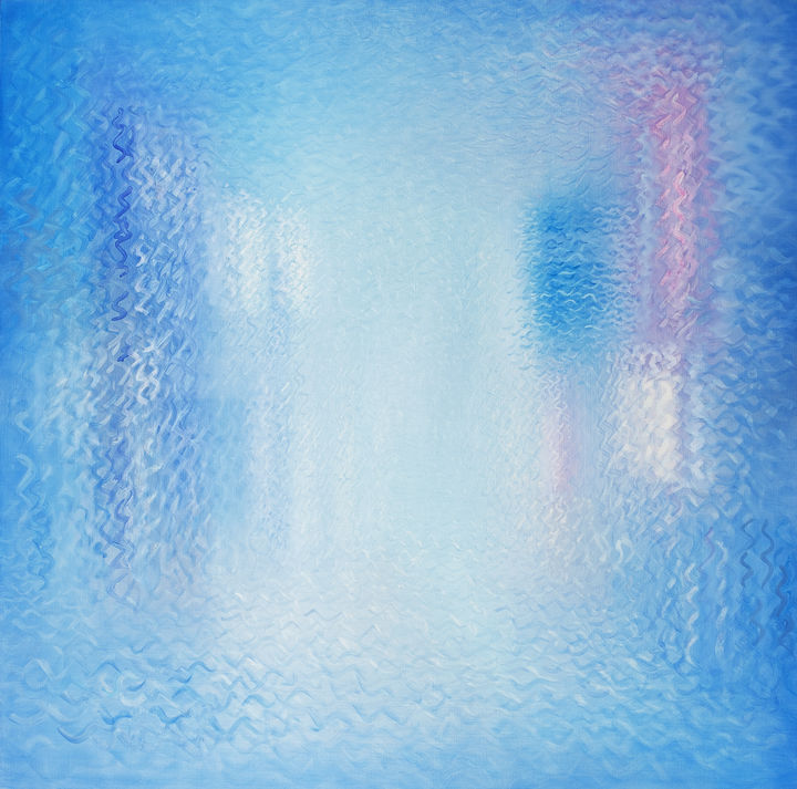 왕쉬예 WANG Shuye, 시공나체.즉(170) A Space-Time Nude Identical (170), 2023, 캔버스에 유채 Oil on canvas, 100x100cm *재판매 및 DB 금지