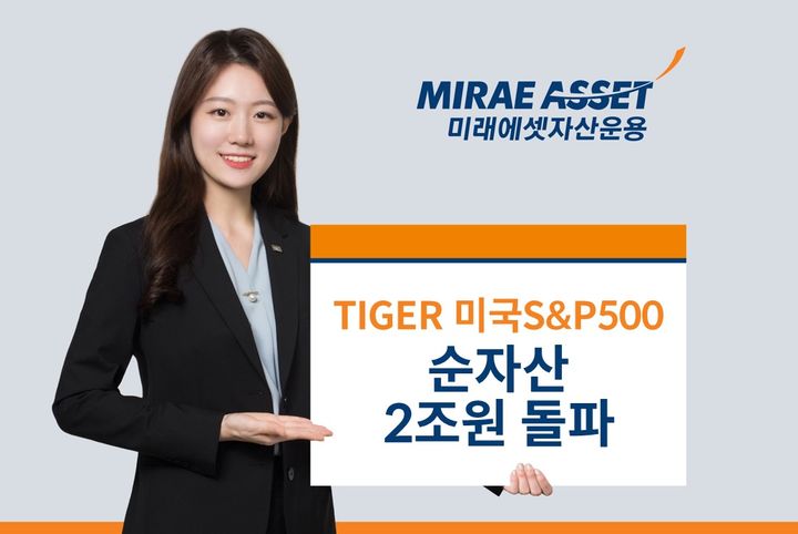 미래에셋운용, 'TIGER 미국 S&P500' 순자산 2조 돌파 이벤트