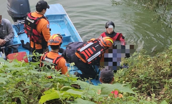 보은 회인천서 남성 사체 발견…주민이 신고