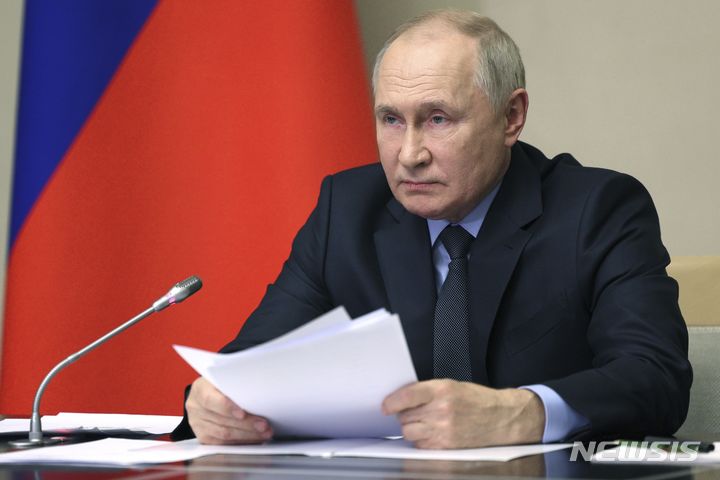 [모스크바=AP/뉴시스] 블라디미르 푸틴 러시아 대통령. (사진=뉴시스DB) 2023.11.07.