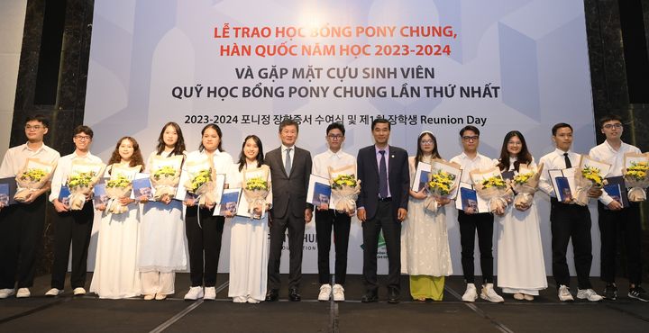포니정재단, 베트남 대학생 장학증서 수여…리유니언 데이 개최