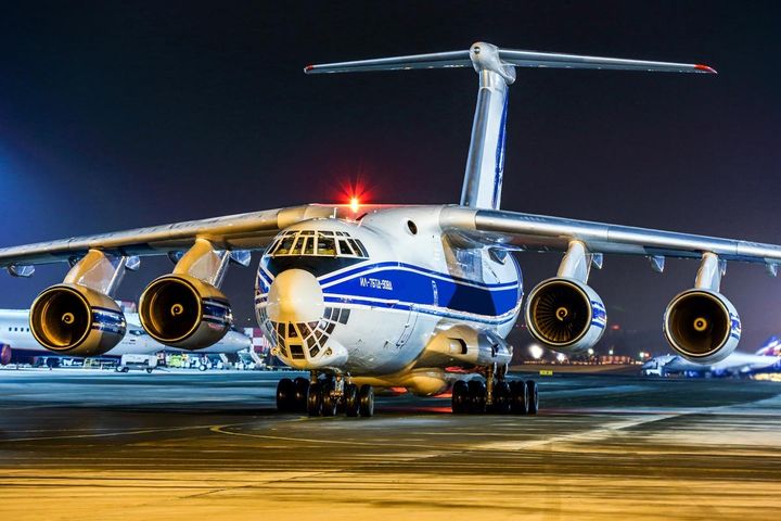 [서울=뉴시스]러시아의 대형 화물기 IL-76TD. (출처=에어라인즈 커넥션 홈페이지) 2024.3.14. *재판매 및 DB 금지