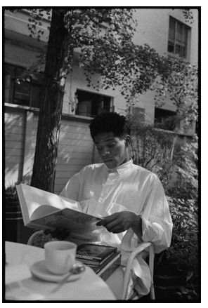 Jean-Michel Basquiat at the Pellizzi residence in New York, NY, 1984 Credit: Photo by Francesco Pellizzi © Francesco Pellizzi *재판매 및 DB 금지