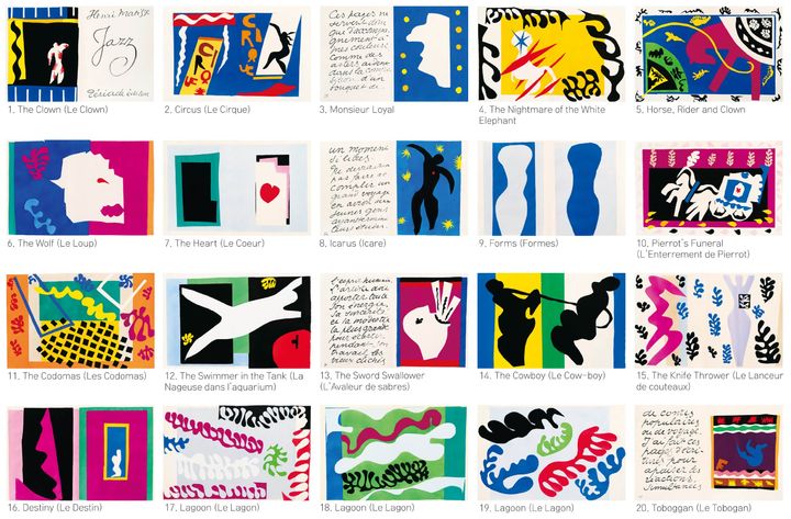 추정가 9억5000만~12억원에 나온 앙리 마티스 Henri Matisse 1869 - 1954 French Jazz (Complete set of 20) pochoir sheet 41.9×65.1cm, 20 works (edition 128/250)1947 *재판매 및 DB 금지