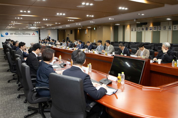 [세종=뉴시스]한국가스공사는 18일 일본 미쓰비시상사(Mitsubishi Corp.)와 'KOGAS-미쓰비시 제20차 정례회의'를 개최했다. (사진=한국가스공사 제공) *재판매 및 DB 금지