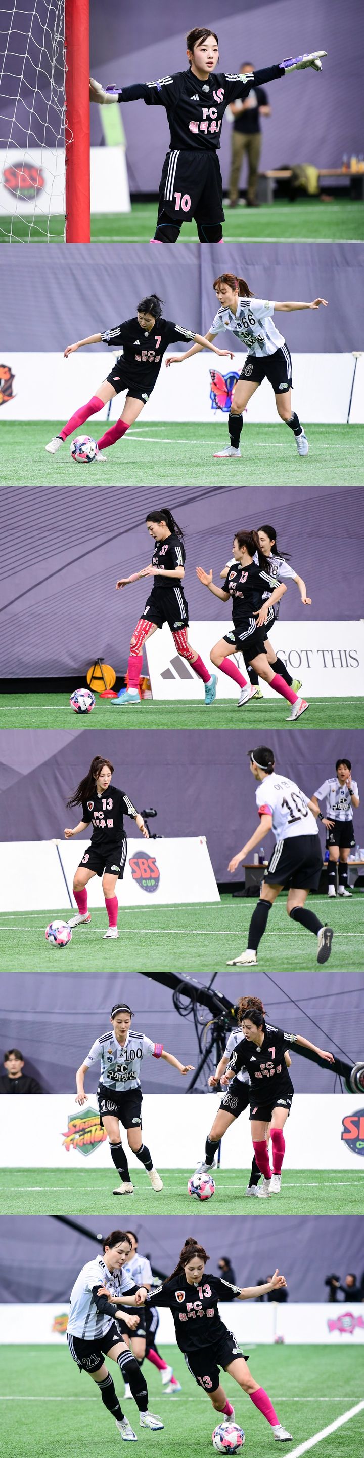 [서울=뉴시스] 24일 오후 9시 방송되는 SBS TV 예능물 '골(Goal) 때리는 그녀들'에서는 제2회 SBS 컵대회 두 번째 경기가 공개된다. (사진=SBS '골 때리는 그녀들' 제공) 2024.04.24. photo@newsis.com *재판매 및 DB 금지
