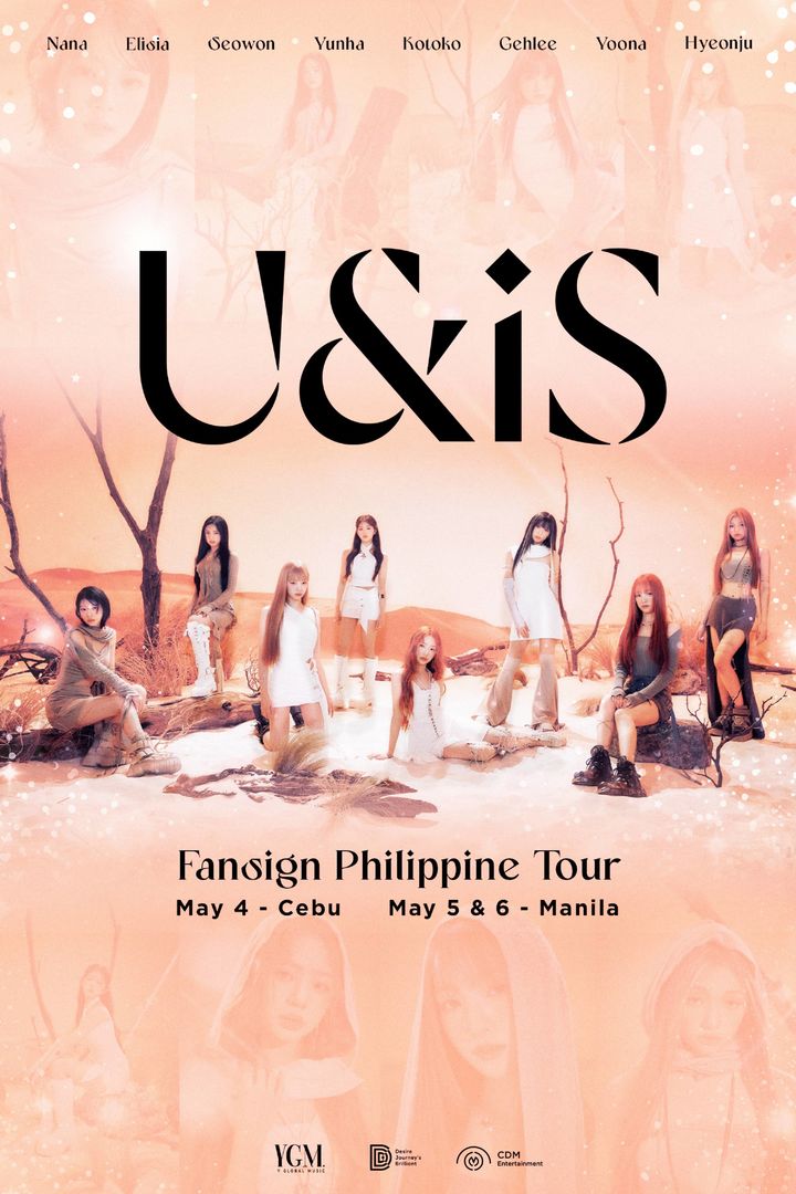 [서울=뉴시스] '유니스 팬사인 필리핀 투어(U&iS Fansign Philippine Tour)' 포스터. (사진=F&F엔터테인먼트 제공) 2024.05.03. photo@newsis.com *재판매 및 DB 금지