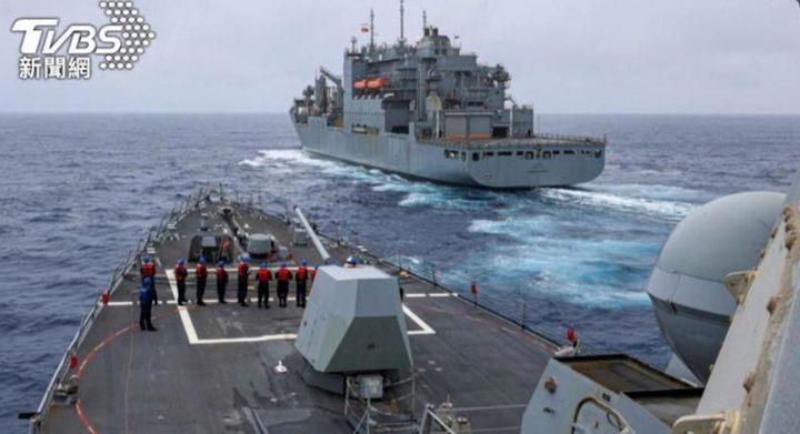 미국과 대만 해군은 지난 4월 서태평양 해상에서 연합 군사훈련을 비공개로 실시했다. (사진출처: TVBS 화면 캡처) 2024.05.14