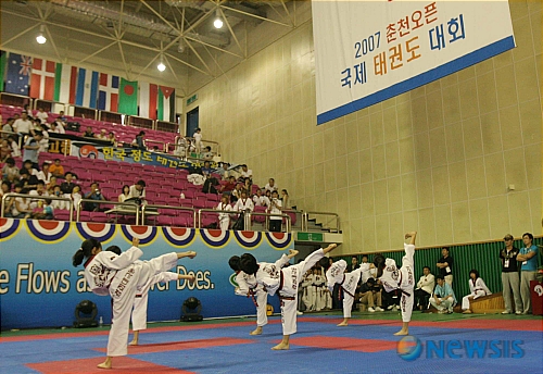 2007년 춘천 오픈 국제 태권도 대회 (사진=뉴시스 DB)