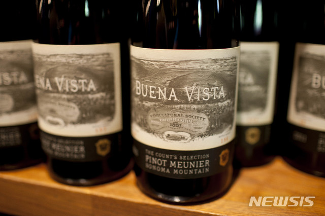 [AP/뉴시스] 미국 캘리포니아 주 샌프란시스코 근교 소노마밸리에 위치한 '부에나 비스타 와이너리(Buena Vista Winery)'에서 생산한 와인.