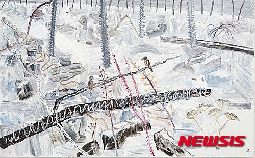 【서울=뉴시스】설경, 2015,Oil on canvas,181.8 x 290.9 cm. 조현화랑
