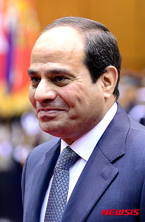 【성남=뉴시스】임태훈 기자 = 압델 파타 알시시(Abdel Fattah El Sisi) 이집트 대통령. taehoonlim@newsis.com