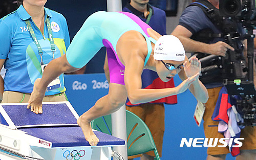 [세계수영]'또 한국新' 안세현, 접영 100m 5위…한국 여자 최고 성적