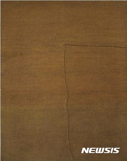 【서울=뉴시스】확장Expansion, 1974, Oil on jute, 162 x 130 cm