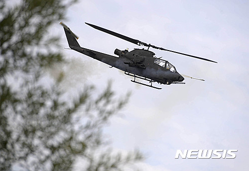 【서울=뉴시스】 육군 코브라(AH-1S) 헬기. 