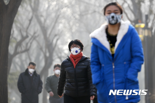 베이징시, 오늘 8시 대기오염 황색 경보 발령