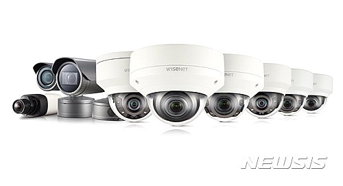 【창원=뉴시스】 홍정명 기자 = 한화테크윈이 20일 출시한 신제품 CCTV ‘Wisenet X 시리즈’ 제품.2017.01.20.(사진=한화테크윈 제공)  photo@newsis.com