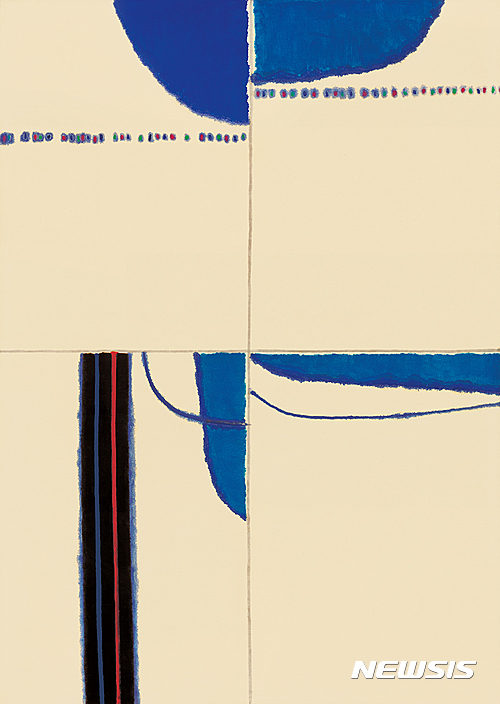 【서울=뉴시스】김환기,109-V-69 #57,1969,캔버스에 유채,176×125cm. 추정가 10억~18억 
