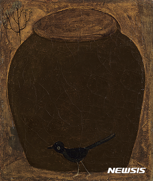 【서울=뉴시스】장욱진, '독', oil on canvas, 45.1x37.7cm, 1949년, 경매 시작가 6억5천만원 