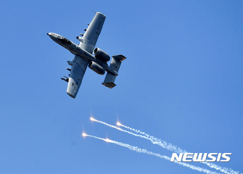 【서울=뉴시스】미군 A-10 공격기. 2017.04.26. photo@newsis.com 