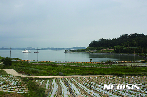 【진도=뉴시스】진도 명량대첩로 해역 발굴조사 현장 