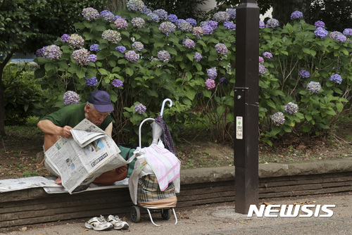 【도쿄=AP/뉴시스】일본 도쿄 우에노 공원. 사진은 기사와 관련 없음. 2017.07.05 