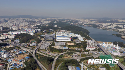 삼성전자 반도체 생산단지 기흥캠퍼스