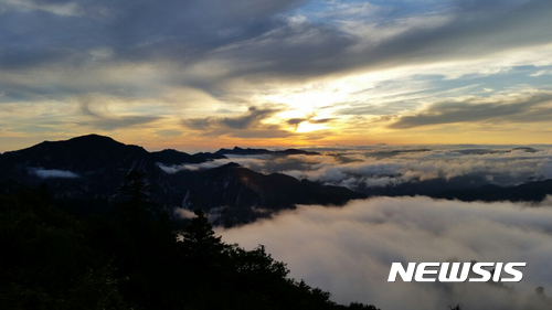 설악산 소청봉에서 보이는 운해. (사진=설악산국립공원사무소 제공)