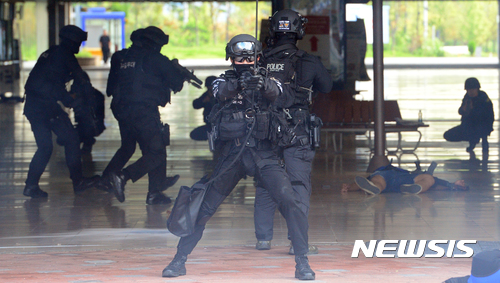 육군2작전사, 22일 대구월드컵경기장서 대테러훈련 실시