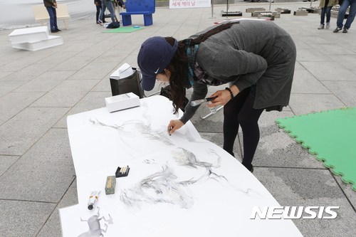 '초크아트'로 광화문광장 수놓을까···15~16일 공공미술축제