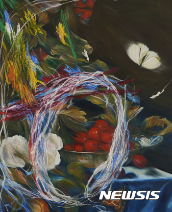 【서울=뉴시스】지지수, Father Still Life 15, 2017, Oil on canvas, 162.2 x 130.3 cm 