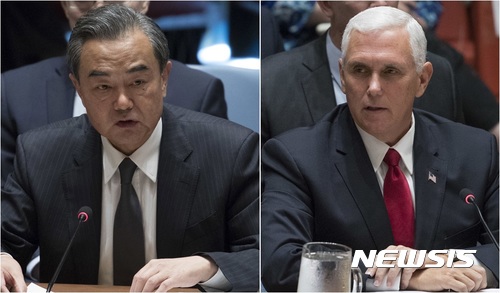 펜스 미 부통령  "북한 문제에 군사적 선택지 있다"