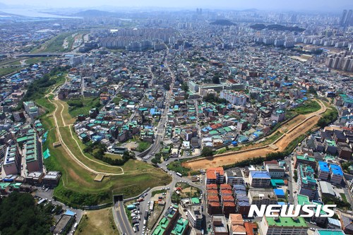 【울산=뉴시스】구미현 기자 = 울산경상좌도 병영성 전경. 2017.10.09. (사진=울산시 중구 제공)photo@newsis.com