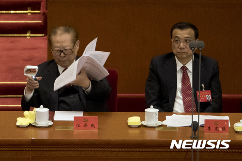 중국 공산당 당대회 첫날, 시진핑보다 장쩌민이 인터넷상 '주연'