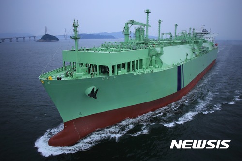 삼성중공업이 2015년 건조한 동급 LNG-FSRU