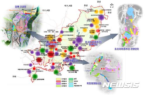 【부산=뉴시스】허상천 기자 = 부산시는 최상위 도시정책계획인 ‘2030년 부산도시기본계획’을 ‘시민참여형 도시계획’으로 최종 확정했다고 14일 밝혔다. 이 기본계획에는 주거용지·상업용지·공업용지를 미리 확보하는 등 미래 성장을 고려한 토지이용의 토대를 마련했다. 2017.11.14. (그래픽 = 부산시 제공) photo@newsis.com