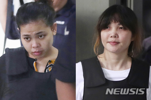 김정남 암살 용의자 2명 재판, 7주만에 재개